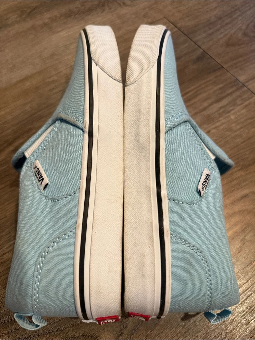 Vans Slip on Light Blue Sneakers Women’s Size 7.5 / Missy 6